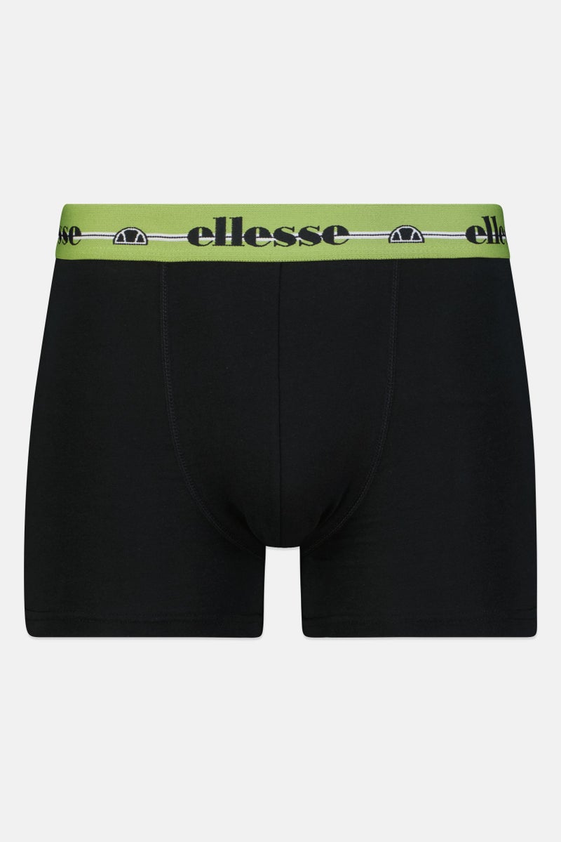 Ellesse Men 3 Pieces Brand Logo Trunks, Multicolor - Image 5
